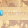 dirty brushes