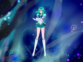 Her ending pose after she transformed...