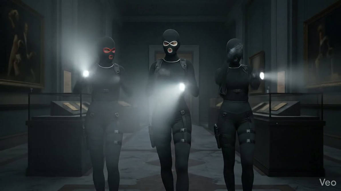 Tanya and Friends Unmask At the Museum by SkiMaskGirls on DeviantArt