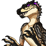 {Commission} - Utahraptor Ra animated pixel doll
