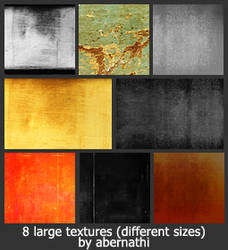 8 large textures