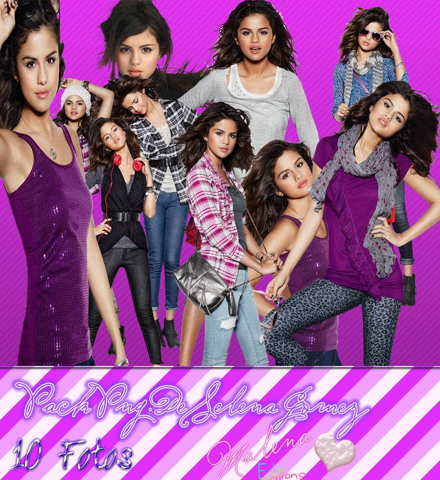 Pack Png. De Selena Gomez by maalenitha on DeviantArt