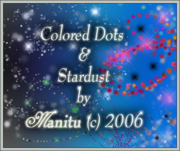 Colored Dots and Stardust