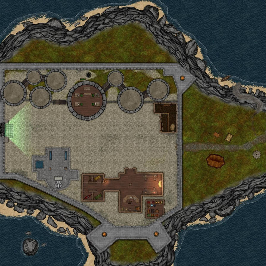 Candlekeep Court of Air Battlemap by lukeclooney on DeviantArt