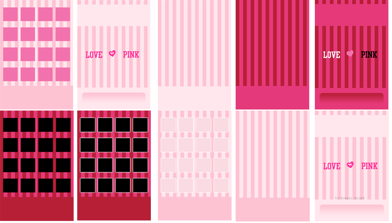 Victoria's Secret Pink iPod iPhone Wallpaper Pack