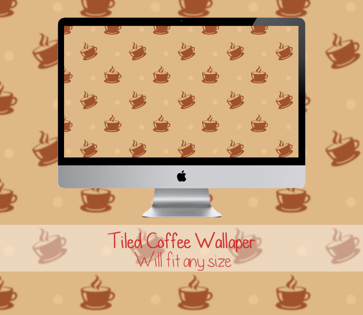 Tiled Polka Dot Coffee Cup Wallie