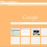 Pumpkin Pie Pixel Hearts - Google Chrome Theme