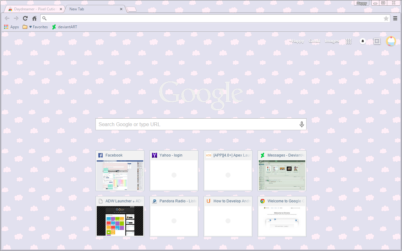 Daydreamer - Google Chrome Theme