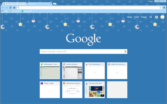 Twinkle Twinkle - Google Chrome Theme