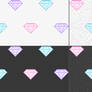 Diamonds - 4 Tiled Wallpapers + PSD