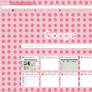 Google Chrome Theme - Pink Animal Paw Prints