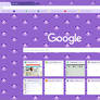 Google Chrome Theme - Pixel Purple Panda Bears