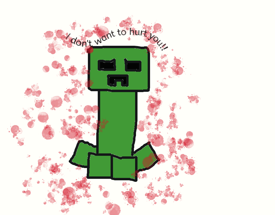 Poor Creeper by Fluff-FluffPanda on DeviantArt