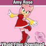 .:Amy Rose VRoid Pack DL:.