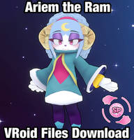 .:Ariem the Ram VRoid Files  DL:.