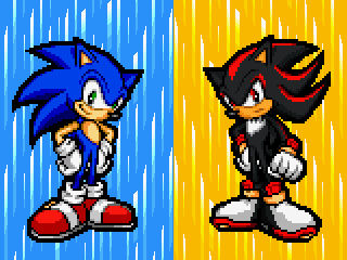 New Sonic and Shadow Fusion(by the way someone already did this all ready)