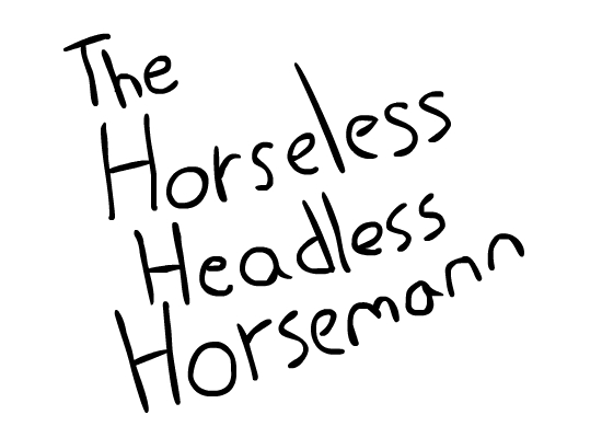 Horseless Headless Horsemann in shellnut