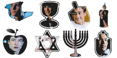 happy hanukkah: dash icon shape pack 003 by bansheepsds