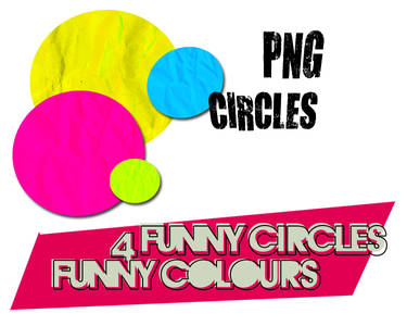 4 FUNNY PNG CIRCLES