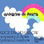 rainbow in parts png