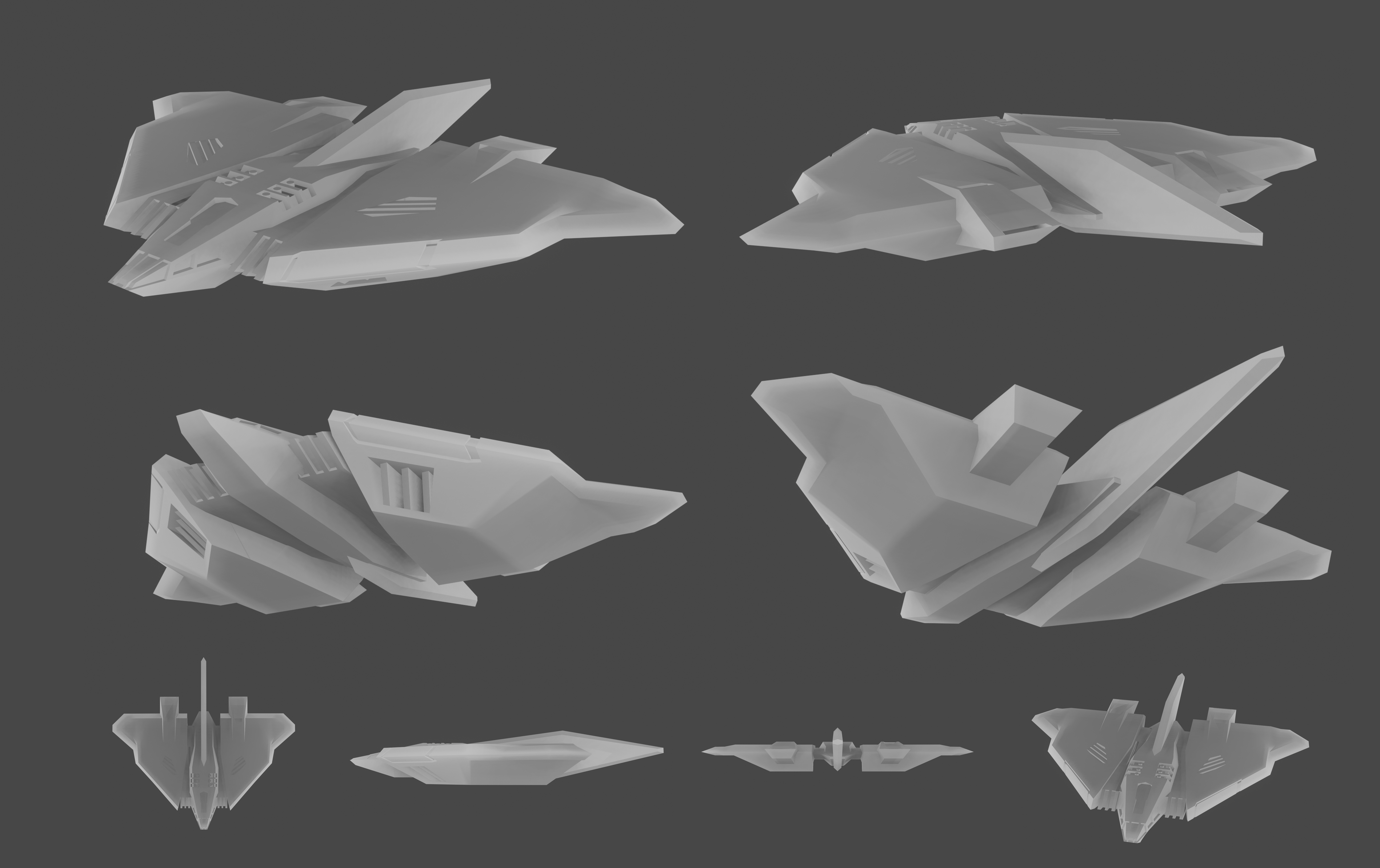 (3D Print Model) C712 Longsword (Halo series) by AHLeeCorner on