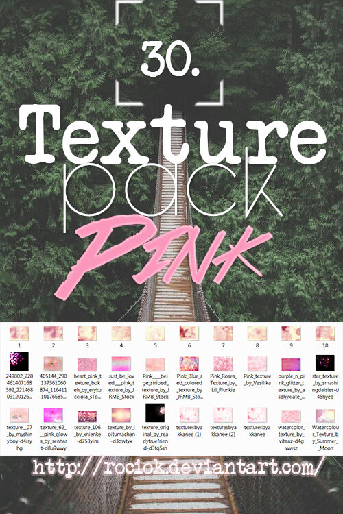 Texture pack Pink - RocioK by RocioK on DeviantArt
