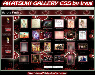 Akatsuki Gallery CSS design