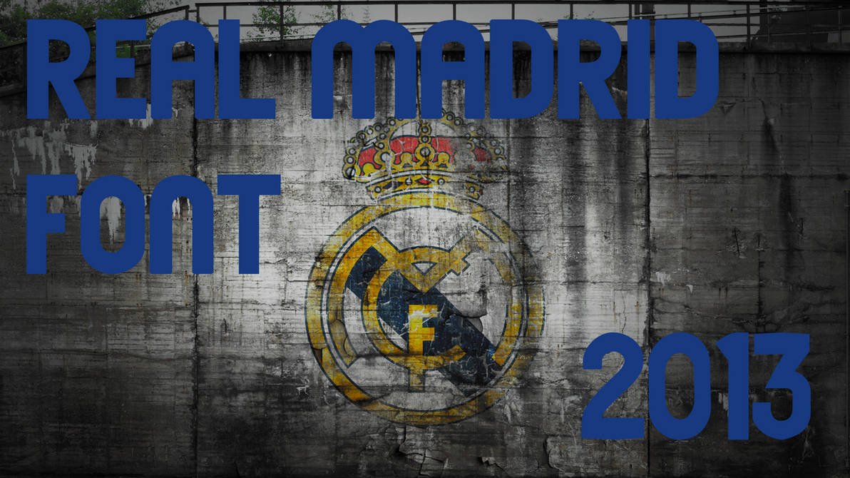 Real Madrid Font [2013] by JoshSG on DeviantArt