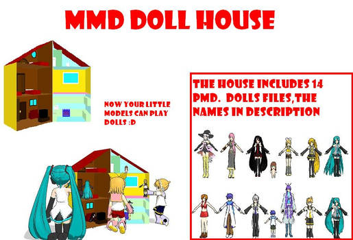 MMD doll house