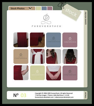 Little Red Dress Stock Pack