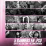 5 banners en .psd