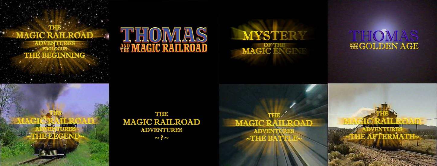 Magic Rialroads The Magic Railroad Adventures Title Cards by 1995express on DeviantArt