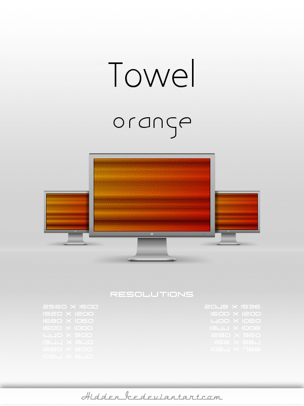 Towel: Orange