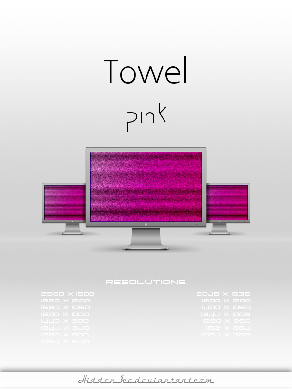 Towel: Pink