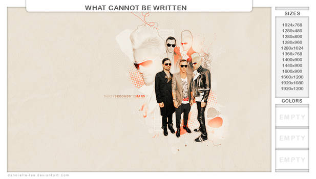 what cannot be written