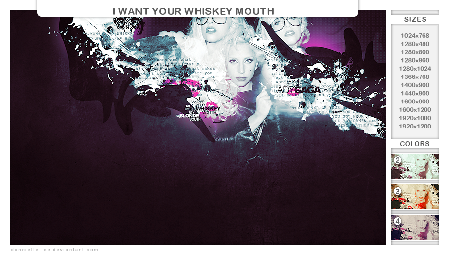 i want your whiskey mouth