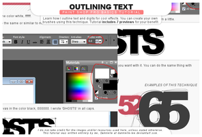 Tutorial 034: Outlining Text