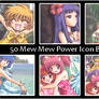 Mew Mew Power Icon Bases Pack1