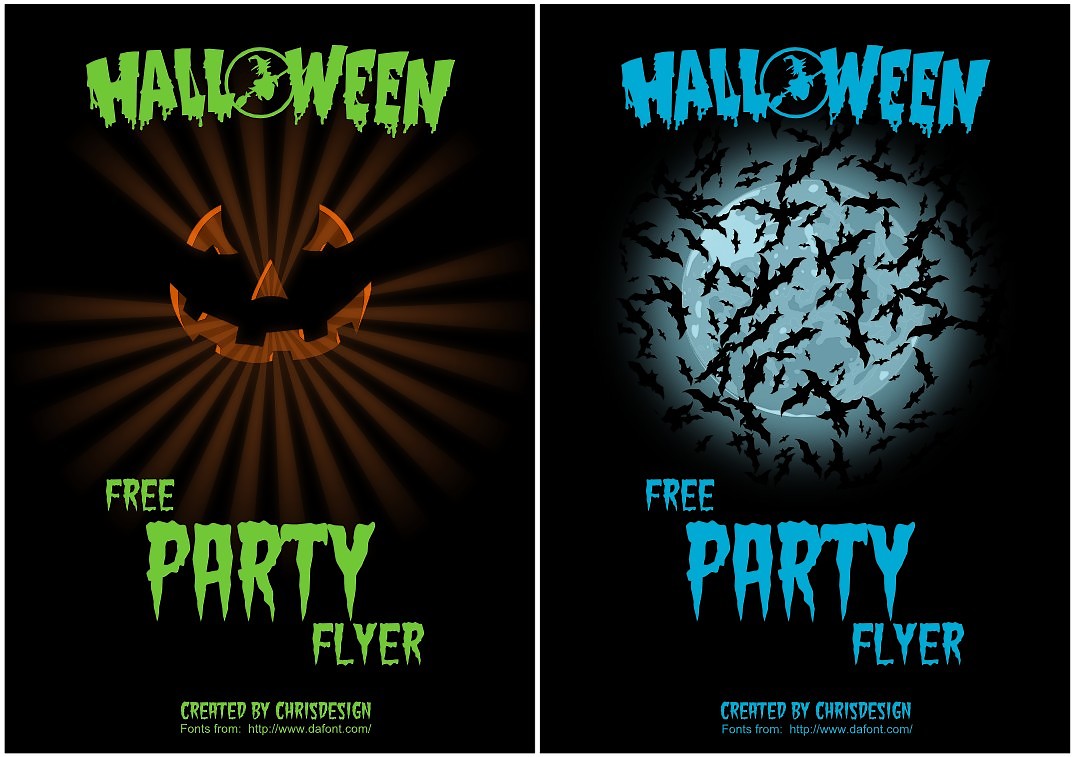 Partyflyer 2 for Halloween