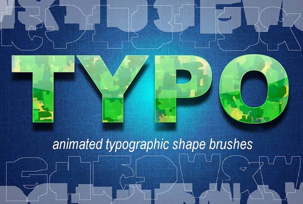 GIMP typo shape brush