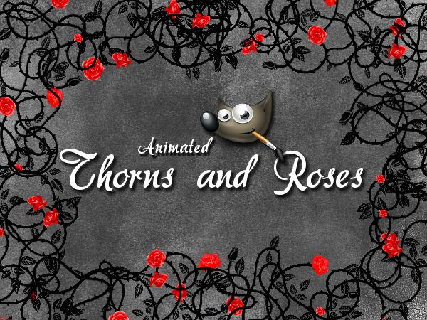 GIMP-Thorns and Roses-Brush