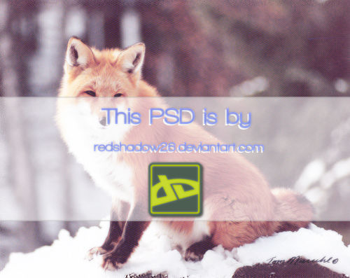 Sad Fox Psd By Redshadow26 On Deviantart