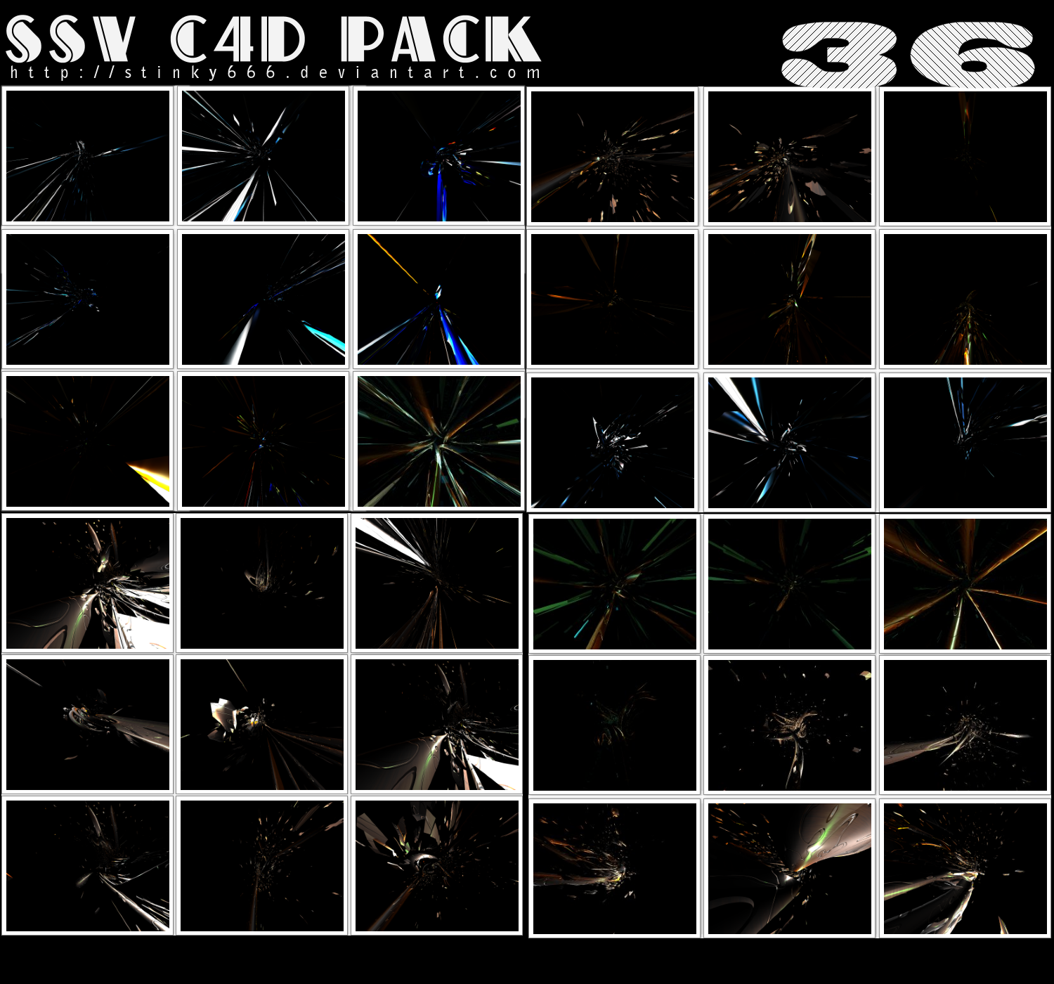 ssv C4D Pack - 36 FREE