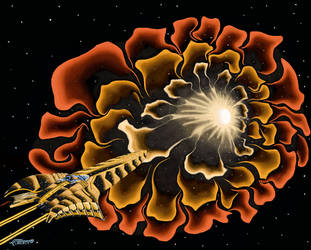 Desert Rose nebula by C-B-Liberty