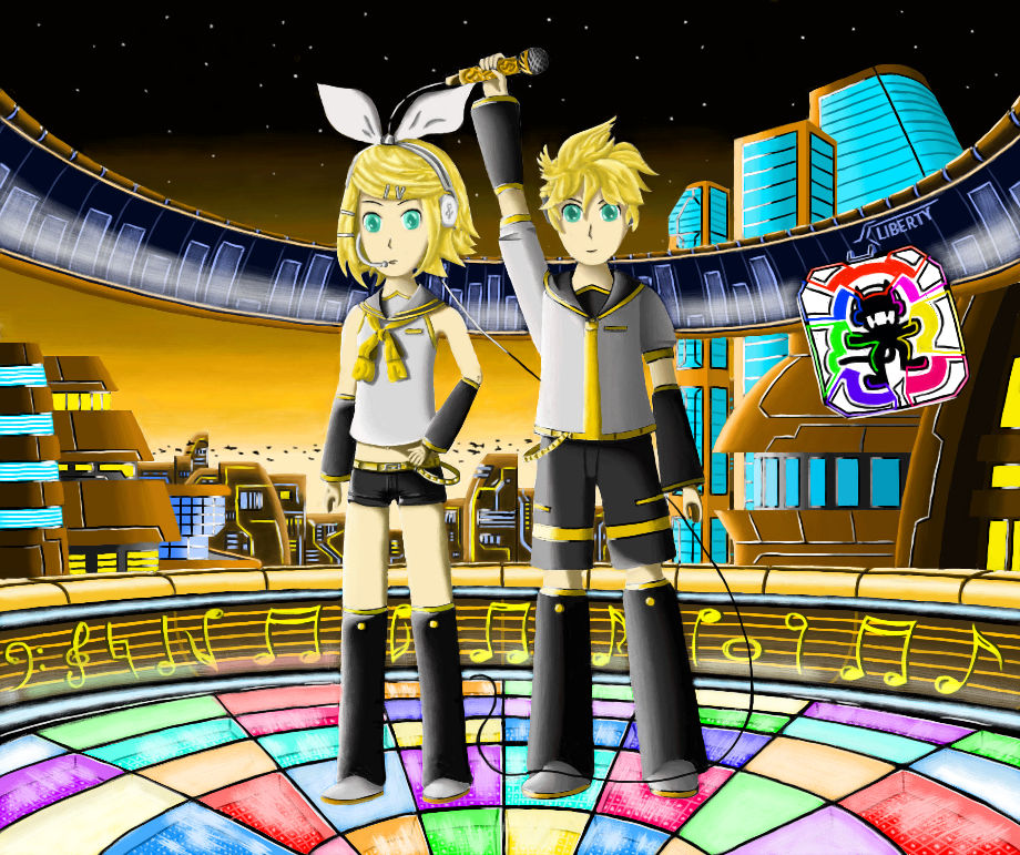 Rin and Len by C-B-Liberty on DeviantArt