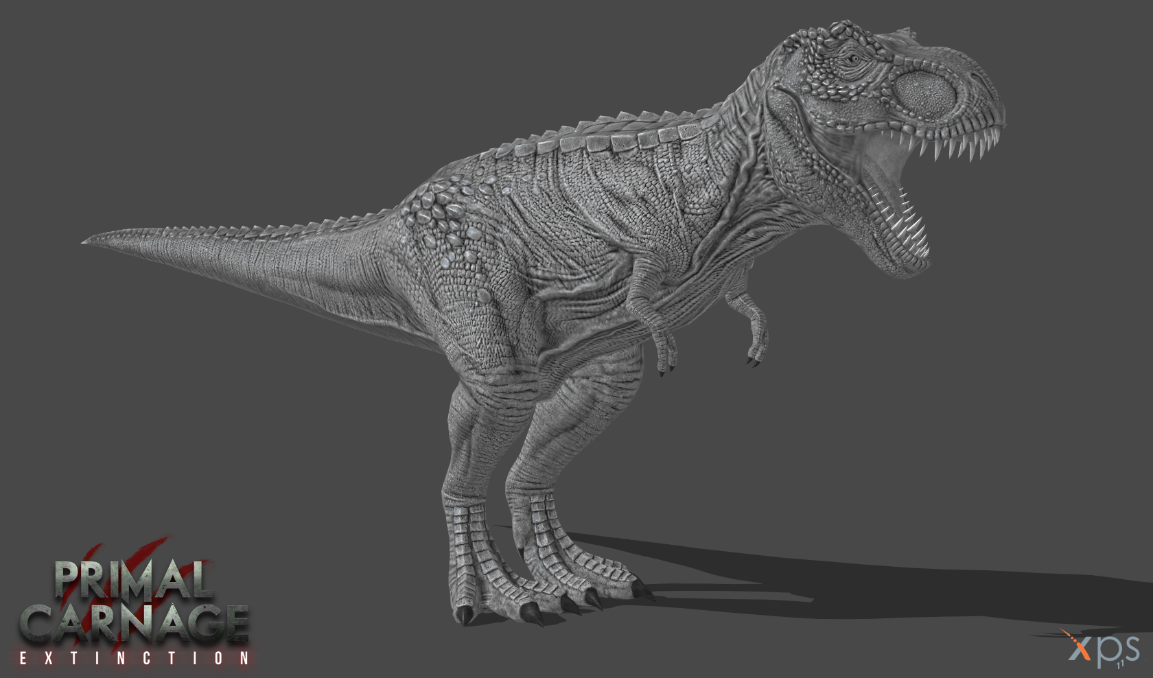 T-Rex 3D Print from the Game Primal Carnage …