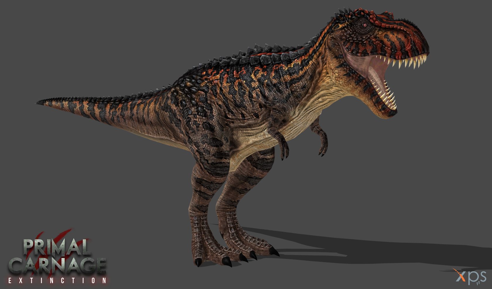 T-Rex 3D Print from the Game Primal Carnage …