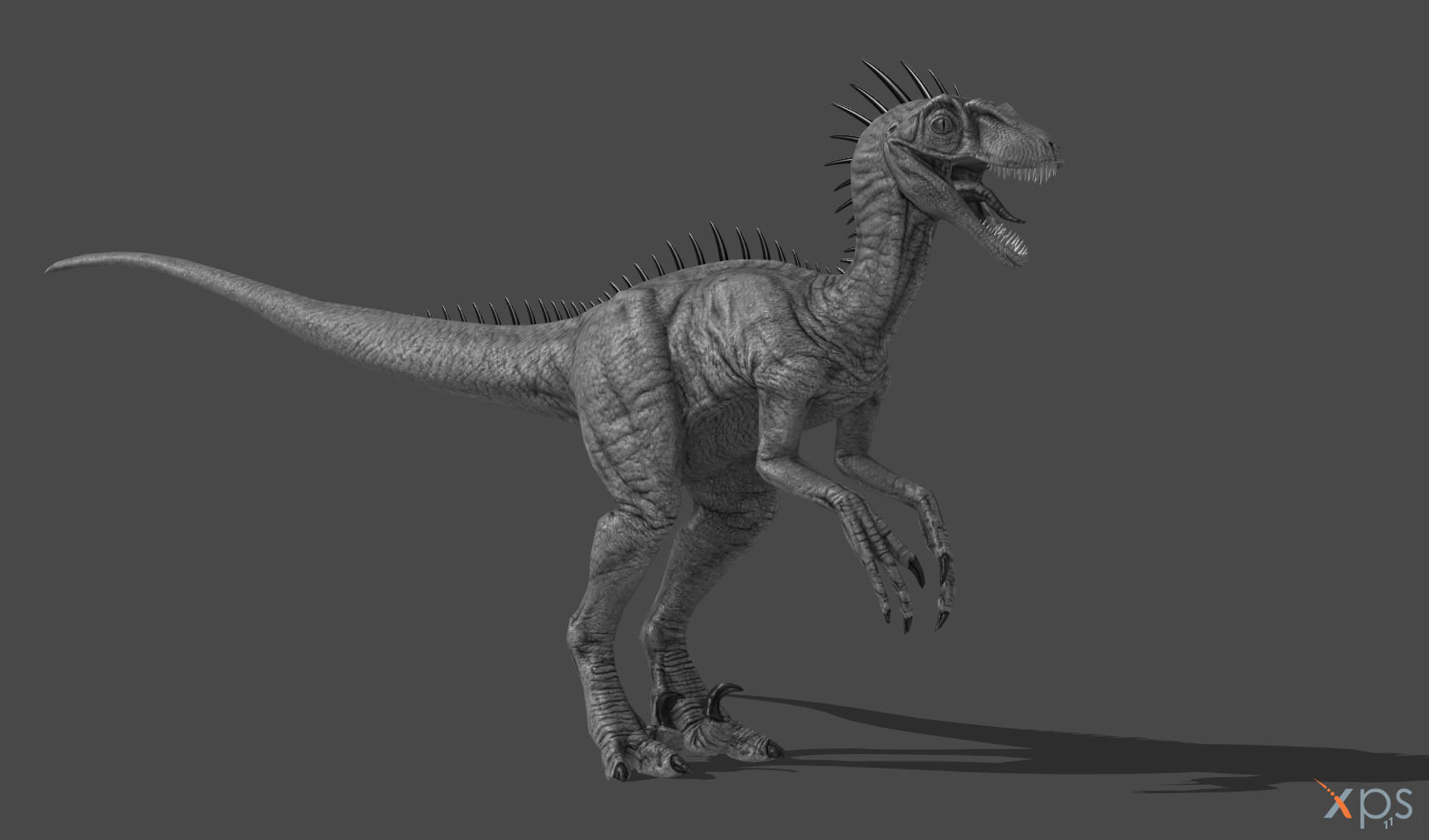 [PCE] Blank Novaraptor (Dorsal Spiked) by Phelcer on DeviantArt