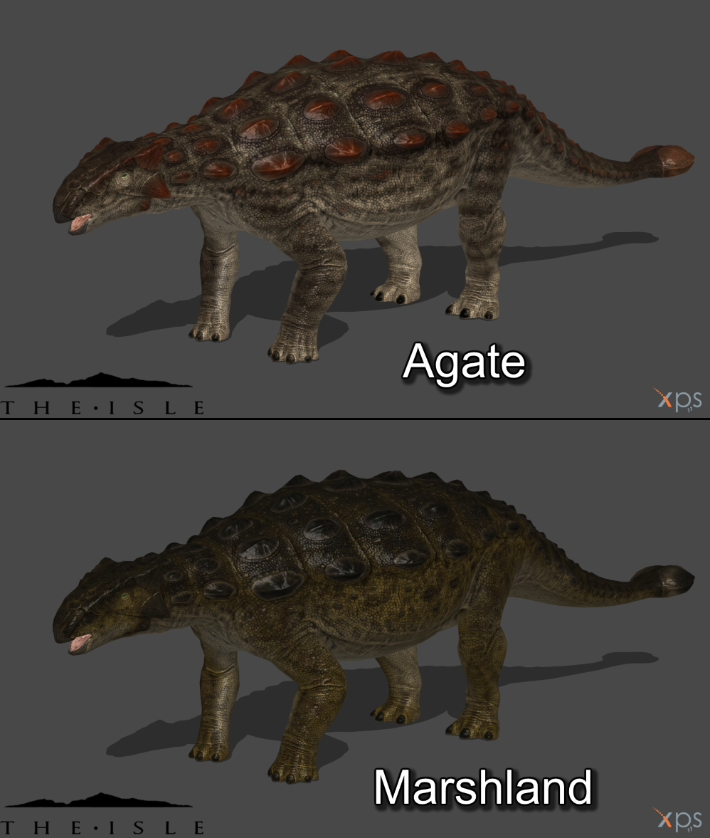 [The Isle] Ankylosaurus Skin Pack #1