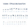 Wobble - Jello Island Font (free download)